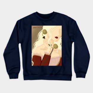 MAROON LADY Crewneck Sweatshirt